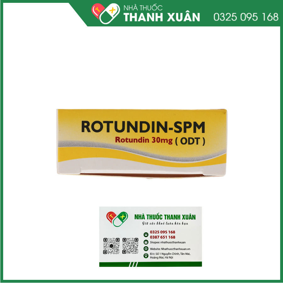 Rotundin-SPM 30mg giúp giảm lo âu, căng thẳng